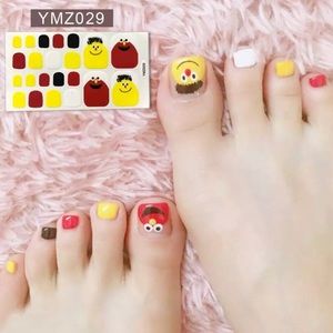 Seasame St Nail Strips Pedicure